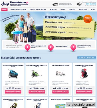 PlanetaRodzina.pl Wypożyczalnia sprzętu dla dzieci