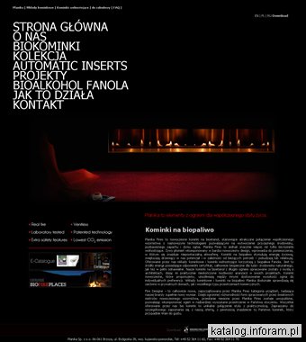 Wkłady do kominków - Planikafires