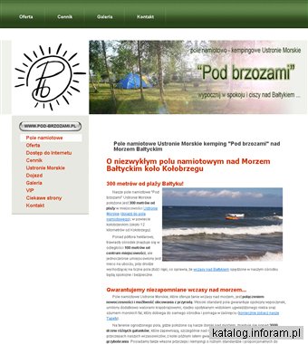 Pole namiotowo-kempingowe Pod brzozami Ustronie Morskie