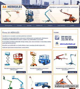 Podestyruchome.pl – wynajem i sprzedaż podestów ruchomych