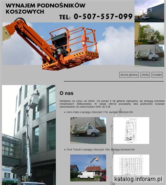 Wynajem podnośników