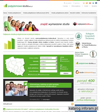 Studia podyplomowe z dotacją