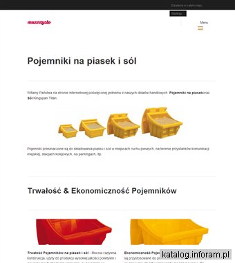 Pojemniki na piasek i sól Maxczysto.pl