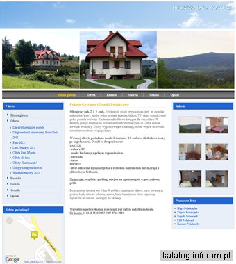 BIESZCZADY - noclegi nad Zalewem Solińskim