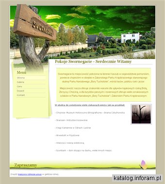 Pokoje Swornegacie, tanie pokoje i noclegi w Swornychgaciach