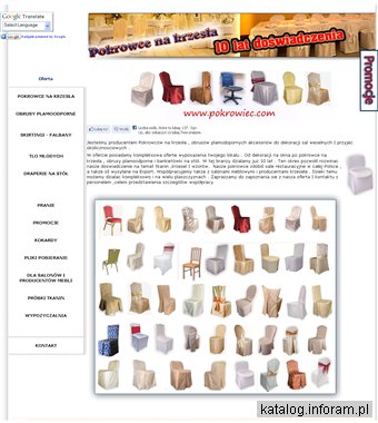 Pokrowce na krzesła