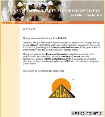 Rolety materiałowe Łódź