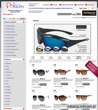 Polariss gogle narciarskie i okulary przeciwsłoneczne