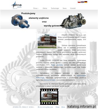 POLMO GNIEZNO - elementy uzębione, półprodukty i wyroby gotowe