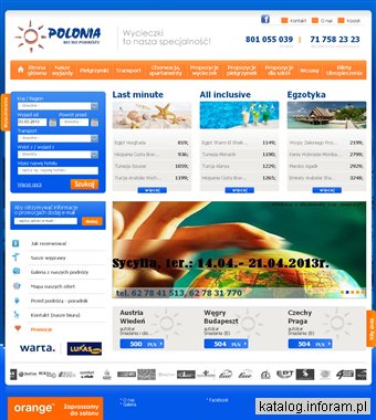 Biuro Podróży Polonia Wrocław, wczasy, wycieczki