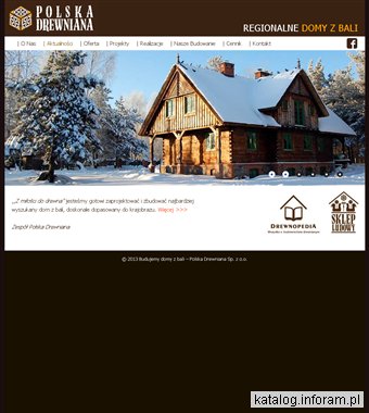 POLSKA DREWNIANA domy z bali projekty