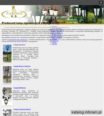 CASTING K.S. lampy ogrodowe kule