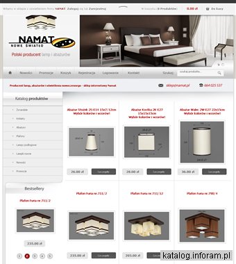 Sklep z oświetleniem