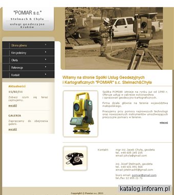 POMIAR s.c.- Usługi geodezyjne Kraków