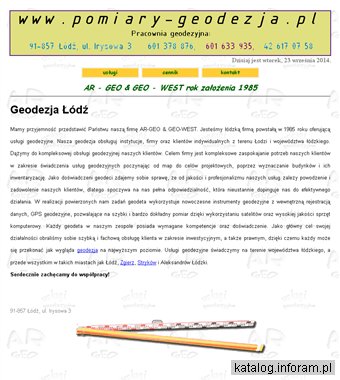 Geodeta - AR-GEO & GEO-WEST