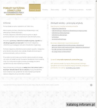 Pomiary natężenia oświetlenia