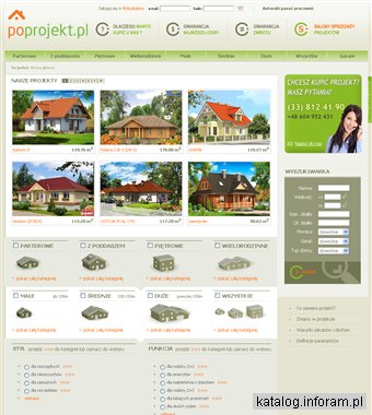 Gotowe Projekty Domów, Domy parterowe