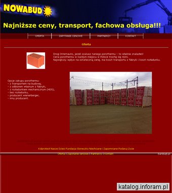 Niskie ceny porothermu - cała Polska