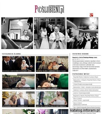 Poslubieni.PL - studio fotograficzne, fotografia ślubna