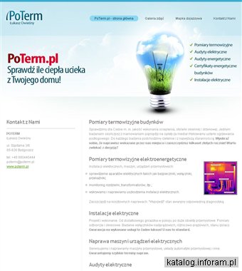 PoTerm - termowizja, instalacje elektryczne