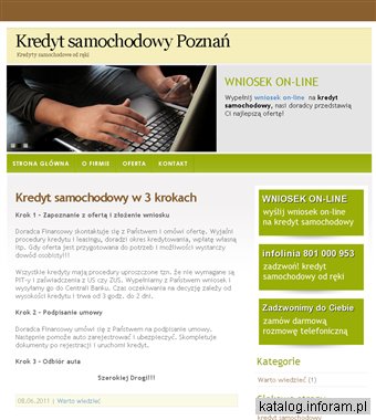 Kredyt samochodowy Poznań
