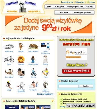 Darmowe ogloszenia dla miasta Poznań i okolic