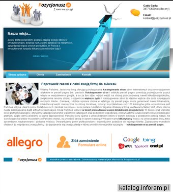 Katalogowanie stron internetowych