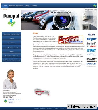 PAWPOL domofony, napędy, bramy, wideodomofony