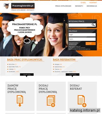 Prace magisterskie informatyka