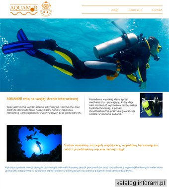 Aquamor prace podwodne
