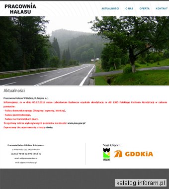 Pracownia Hałasu s.c. - pomiary hałasu, analizy akustyczne