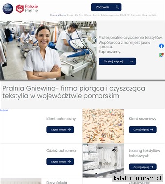 usługi pralnicze pomorskie - pralnia-gniewino.pl