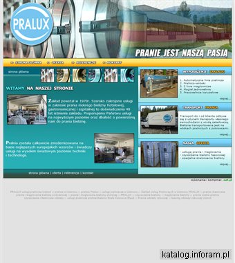 Pralux pralnia usługi pralnicze w Ustroniu - pranie czyszczenie maglowanie prasowanie Ustroń