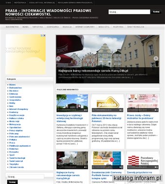 Wielobranżowe informacje prasowe na prasa24h.pl