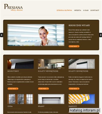 Presiana - osłony okienne