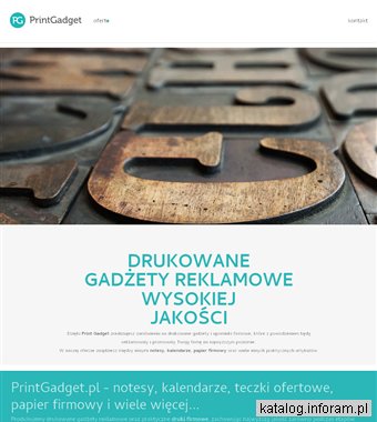 www.PrintGadget.pl - Papier firmowy i teczki ofertowe