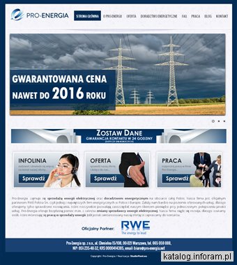 Sprzedaż energii elektrycznej Pro-Energia