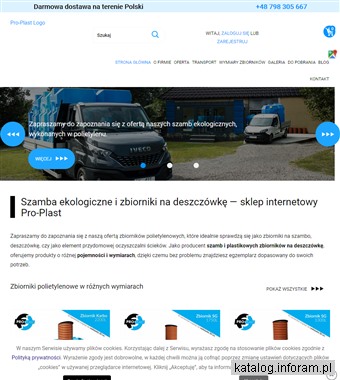 Plastikowe szambo ekologiczne - pro-plast.pl