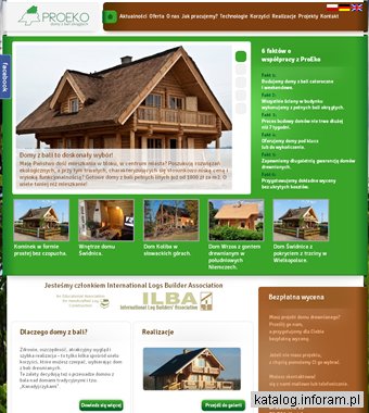 Domki drewniane całoroczne luksusowo wykończone pod klucz z ProEko