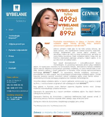Wybielanie zębów Poznań promocja