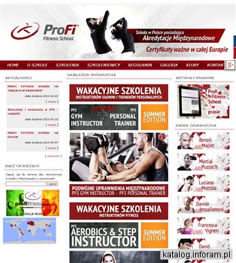 PROFI FITNESS SCHOOL kurs na instruktora aerobiku