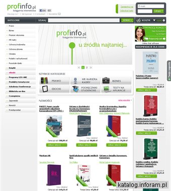 Księgarnia internetowa - prawo i finanse