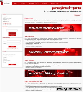 Project-Pro - projektowanie stron WWW