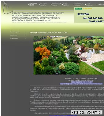 Projektowanie ogrodów, systemy nawadniania, doradztwo