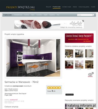 Projekty, projektowanie wnętrz
