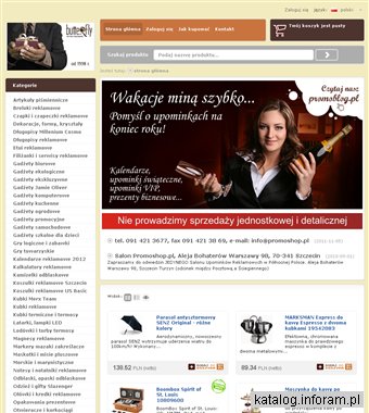 Promoshop.pl - upominki reklamowe, gadżety reklamowe z nadrukiem