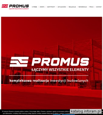 www.promus.com.pl Budowa hal stalowych