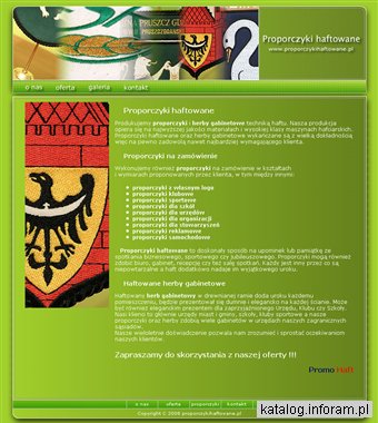 PromoHaft - Proporczyki haftowane