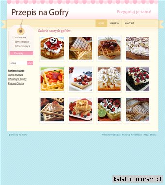 Przepis na Gofry
