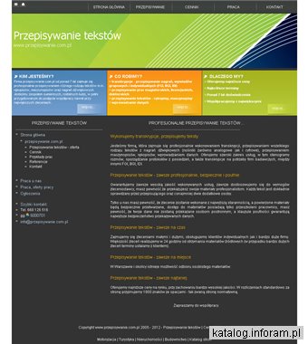 Przepisywanie tekstów, dokumentów